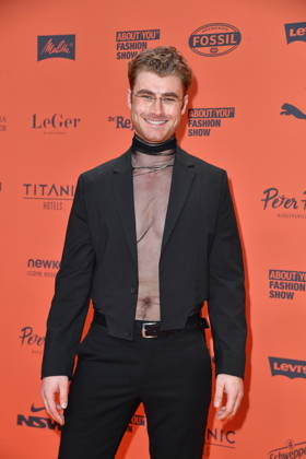 ABOUT YOU Opera Fashion Show: Linus Weber at the ABOUT YOU Opera Fashion Show in Berlin on October 7, 2026 Copyright: xEventpressxBerndtx
