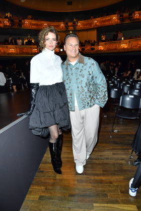 ABOUT YOU Opera Fashion Show: Eva Padberg and Guido Maria Kretschmer at the ABOUT YOU Opera Fashion Show in Berlin on October 7, 2026 Copyright: xEventpressxBerndtx