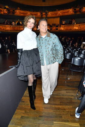 ABOUT YOU Opera Fashion Show: Eva Padberg and Guido Maria Kretschmer at the ABOUT YOU Opera Fashion Show in Berlin on October 7, 2026 Copyright: xEventpressxBerndtx