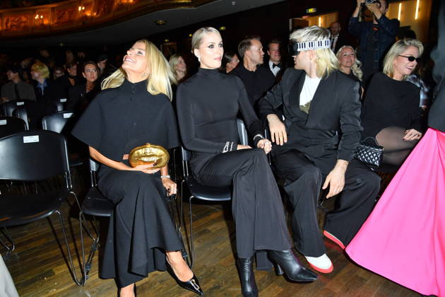 ABOUT YOU Opera Fashion Show: Caro Daur, Lena Gercke, and Ski Aggu (real name August Jean Diederich) at the ABOUT YOU Opera Fashion Show in Berlin on October 7, 2026 Copyright: xEventpressxBerndtx