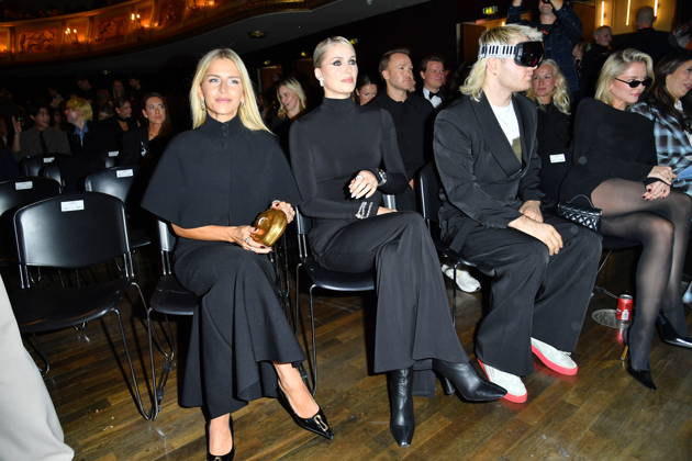 ABOUT YOU Opera Fashion Show: Caro Daur, Lena Gercke, and Ski Aggu (real name August Jean Diederich) at the ABOUT YOU Opera Fashion Show in Berlin on October 7, 2026 Copyright: xEventpressxBerndtx