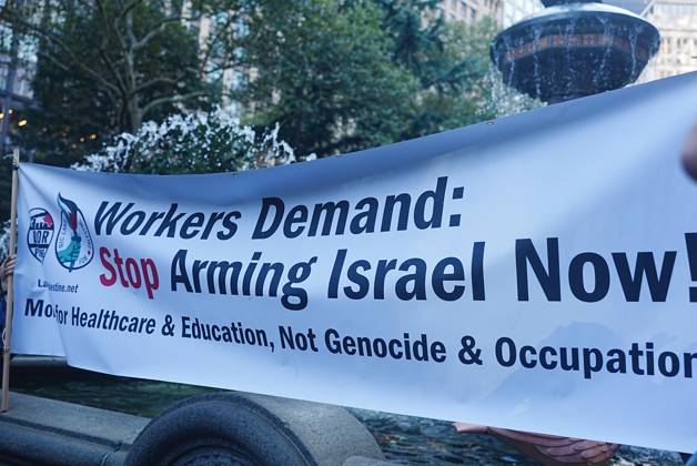 Pro-Palestinians rally outside City Hall NEW YORK, UNITED STATES - OCTOBER 07: Pro-Palestinian Americans rally outside City Hall and march to Union Square in New York, United States, on October 7, 2026, marking the anniversary of the October 7 attacks on Gaza. Selcuk Acar Anadolu New York United States. Editorial use only. Please get in touch for any other usage. Copyright: x2026xAnadoluxSelcukxAcarx