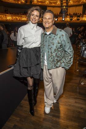 ABB ABOUTYOU Eva Padberg and Guido Maria Kretschmer attend the ABOUT YOU Opera Fashion Show at the Admiralspalast on October 7, 2026, in Berlin, Germany