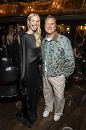 ABB ABOUTYOU Leonie Hanne and Guido Maria Kretschmer as guests at the ABOUT YOU Opera Fashion Show at the Admiralspalast on October 7, 2026, in Berlin, Germany