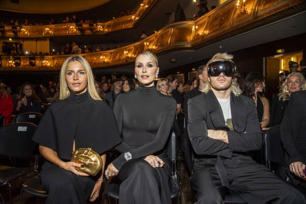ABB ABOUTYOU Caroline Daur, Lena Gercke, and Ski Aggu as guests at the ABOUT YOU Opera Fashion Show at the Admiralspalast on October 7, 2026, in Berlin, Germany