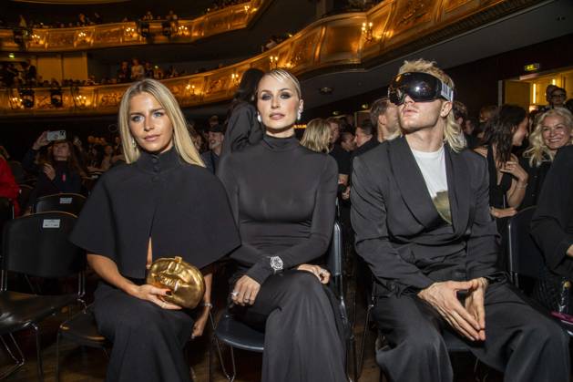 ABB ABOUTYOU Caroline Daur, Lena Gercke, and Ski Aggu as guests at the ABOUT YOU Opera Fashion Show at the Admiralspalast on October 7, 2026, in Berlin, Germany