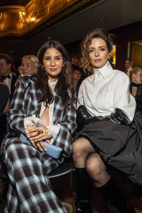 ABB ABOUTYOU Bianca Nawrath and Eva Padberg as guests at the ABOUT YOU Opera Fashion Show at the Admiralspalast on October 7, 2026, in Berlin, Germany