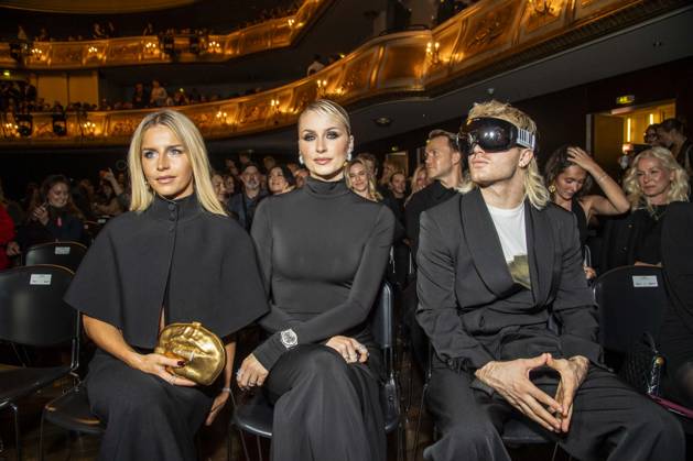 ABB ABOUTYOU Caroline Daur, Lena Gercke, and Ski Aggu as guests at the ABOUT YOU Opera Fashion Show at the Admiralspalast on October 7, 2026, in Berlin, Germany