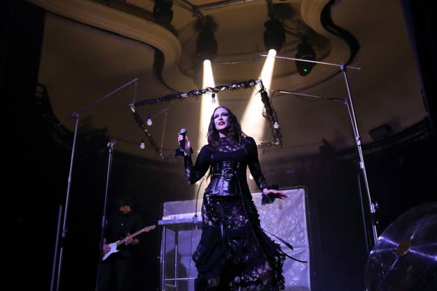 Alexandra Ashley Hughes, also known as Allie X, at a concert at the Metropol in Berlin, October 7, 2026 Allie X Concert Berlin