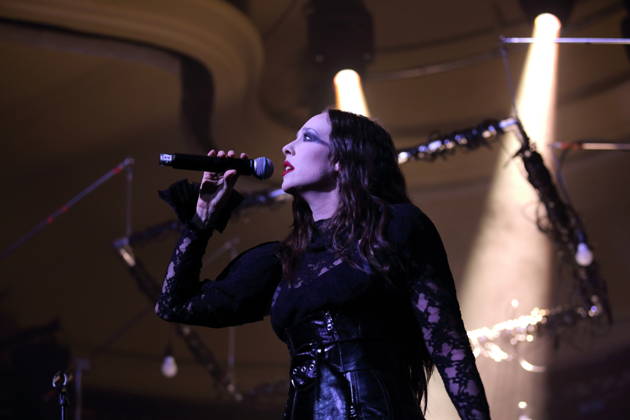 Alexandra Ashley Hughes, also known as Allie X, at a concert at the Metropol in Berlin, October 7, 2026 Allie X Concert Berlin