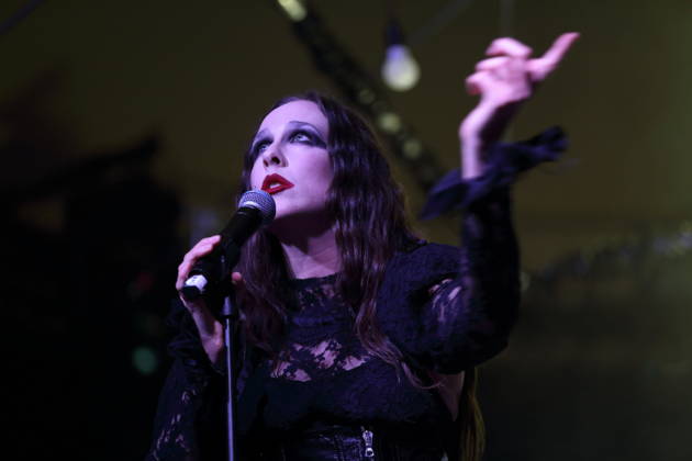 Alexandra Ashley Hughes, also known as Allie X, at a concert at the Metropol in Berlin, October 7, 2026 Allie X Concert Berlin
