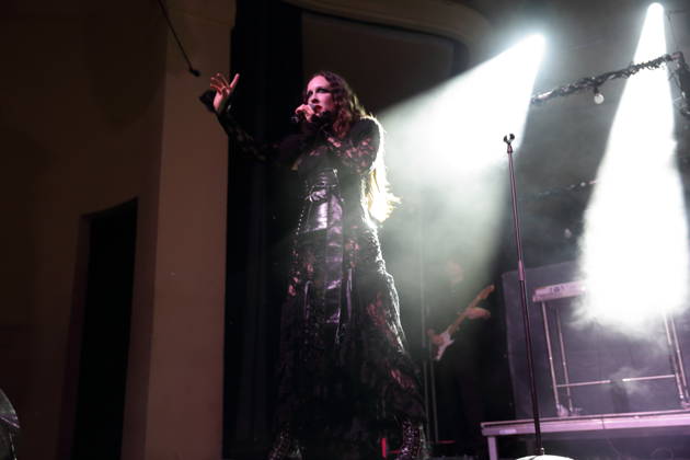 Alexandra Ashley Hughes, also known as Allie X, at a concert at the Metropol in Berlin, October 7, 2026 Allie X Concert Berlin