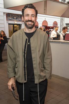 ABB ABOUTYOU host Jan Koeppen as a guest at the ABOUT YOU Opera Fashion Show at the Admiralspalast on October 7, 2026, in Berlin, Germany