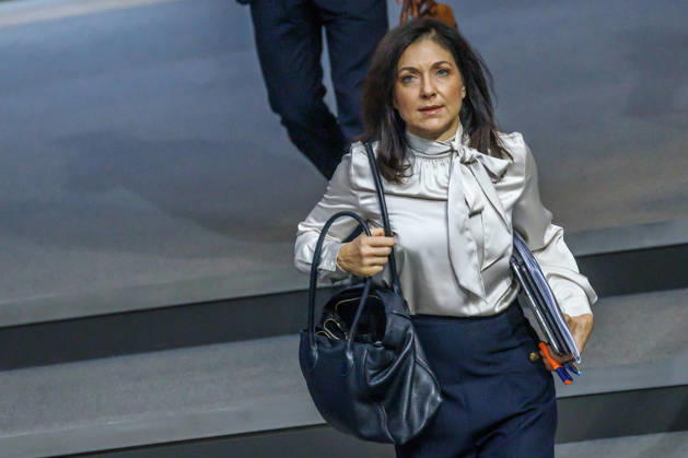 Bundestag: Katherina Reiche (CDU), Federal Minister for Economic Affairs and Energy, at the German Bundestag on October 8, 2026, in Berlin, Berlin, Berlin, Germany, Bundestag