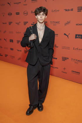 ABB ABOUTYOU Sascha Dombrowski as a guest on the orange carpet at the ABOUT YOU Opera Fashion Show at the Admiralspalast on October 7, 2026, in Berlin, Germany
