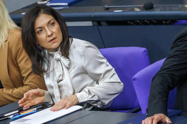 Bundestag: Katherina Reiche (CDU), Federal Minister for Economic Affairs and Energy, at the German Bundestag on October 8, 2026, in Berlin, Berlin, Berlin, Germany, Bundestag