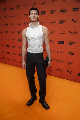 ABB ABOUTYOU Frieder Sell as a guest on the orange carpet at the ABOUT YOU Opera Fashion Show at the Admiralspalast on October 7, 2026, in Berlin, Germany
