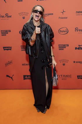 ABB ABOUTYOU Marina Hoermanseder as a guest on the orange carpet at the ABOUT YOU Opera Fashion Show at the Admiralspalast on October 7, 2026, in Berlin, Germany
