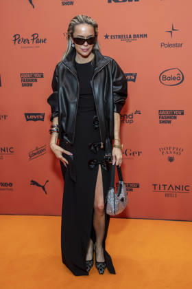 ABB ABOUTYOU Marina Hoermanseder as a guest on the orange carpet at the ABOUT YOU Opera Fashion Show at the Admiralspalast on October 7, 2026, in Berlin, Germany