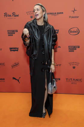 ABB ABOUTYOU Marina Hoermanseder as a guest on the orange carpet at the ABOUT YOU Opera Fashion Show at the Admiralspalast on October 7, 2026, in Berlin, Germany