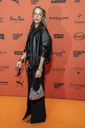 ABB ABOUTYOU Marina Hoermanseder as a guest on the orange carpet at the ABOUT YOU Opera Fashion Show at the Admiralspalast on October 7, 2026, in Berlin, Germany