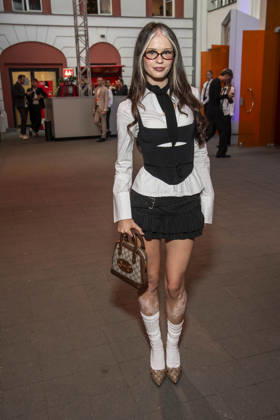 ABB ABOUTYOU Nadine Breaty as a guest at the ABOUT YOU Opera Fashion Show at the Admiralspalast on October 7, 2026, in Berlin, Germany