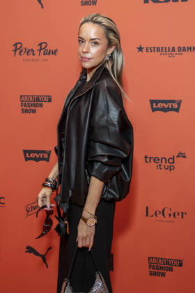 ABB ABOUTYOU Marina Hoermanseder as a guest on the orange carpet at the ABOUT YOU Opera Fashion Show at the Admiralspalast on October 7, 2026, in Berlin, Germany