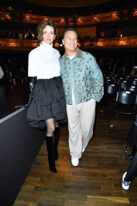 Eva Padberg and Guido Maria Kretschmer at the ABOUT YOU Opera Fashion Show in Berlin on October 7, 2026
