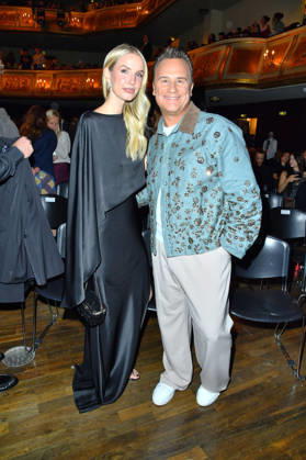 Leonie Hanne and Guido Maria Kretschmer at the ABOUT YOU Opera Fashion Show in Berlin on October 7, 2026