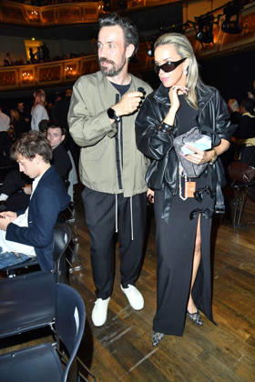 Jan Köppen and Marina Hoermanseder at the ABOUT YOU Opera Fashion Show in Berlin on October 7, 2026