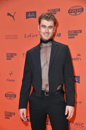 Linus Weber at the ABOUT YOU Opera Fashion Show in Berlin on October 7, 2026