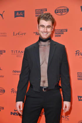 Linus Weber at the ABOUT YOU Opera Fashion Show in Berlin on October 7, 2026