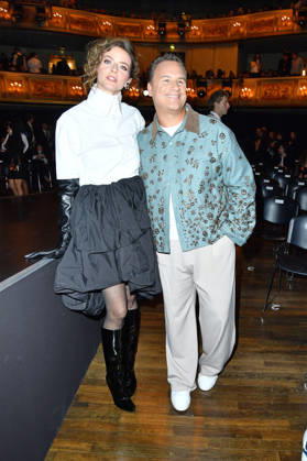 Eva Padberg and Guido Maria Kretschmer at the ABOUT YOU Opera Fashion Show in Berlin on October 7, 2026