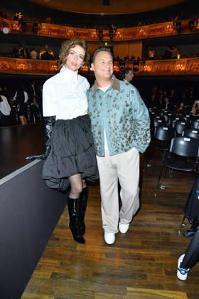 Eva Padberg and Guido Maria Kretschmer at the ABOUT YOU Opera Fashion Show in Berlin on October 7, 2026