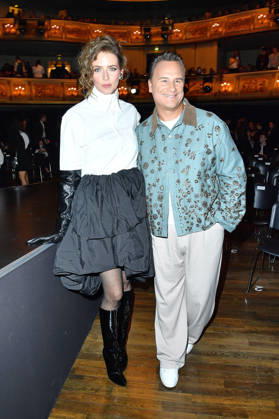 Eva Padberg and Guido Maria Kretschmer at the ABOUT YOU Opera Fashion Show in Berlin on October 7, 2026