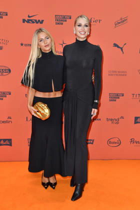 Caro Daur and Lena Gercke at the ABOUT YOU Opera Fashion Show in Berlin on October 7, 2026