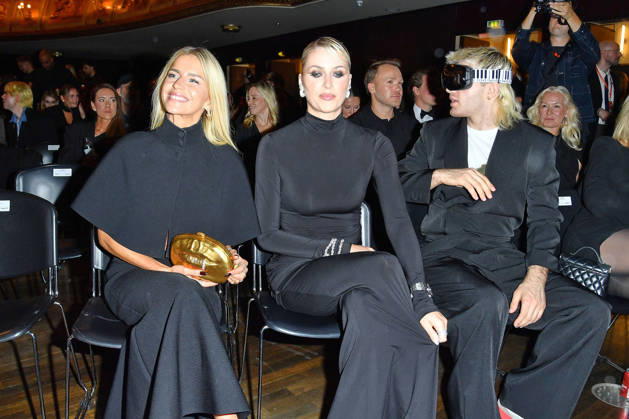 Caro Daur, Lena Gercke, and Ski Aggu—whose real name is August Jean Diederich—at the ABOUT YOU Opera Fashion Show in Berlin on October 7, 2026