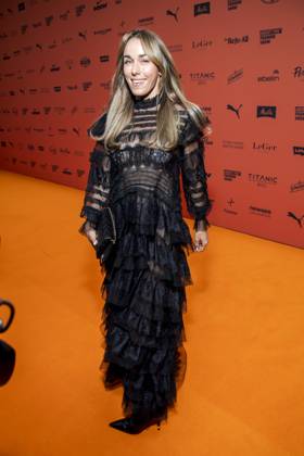 ABB ABOUTYOU Annemarie Carpendale makes a solo appearance on the Orange Carpet at the ABOUT YOU Opera Fashion Show at the Admiralspalast on October 7, 2026, in Berlin, Germany