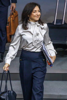Bundestag: Katherina Reiche (CDU), Federal Minister for Economic Affairs and Energy, at the German Bundestag on October 8, 2026, in Berlin, Berlin, Berlin, Germany, Bundestag