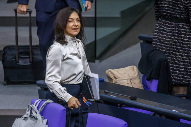 Bundestag: Katherina Reiche (CDU), Federal Minister for Economic Affairs and Energy, at the German Bundestag on October 8, 2026, in Berlin, Berlin, Berlin, Germany, Bundestag