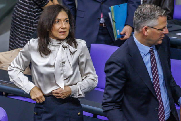 Bundestag: Katherina Reiche (CDU), Federal Minister for Economic Affairs and Energy, at the German Bundestag on October 8, 2026, in Berlin, Berlin, Berlin, Germany, Bundestag