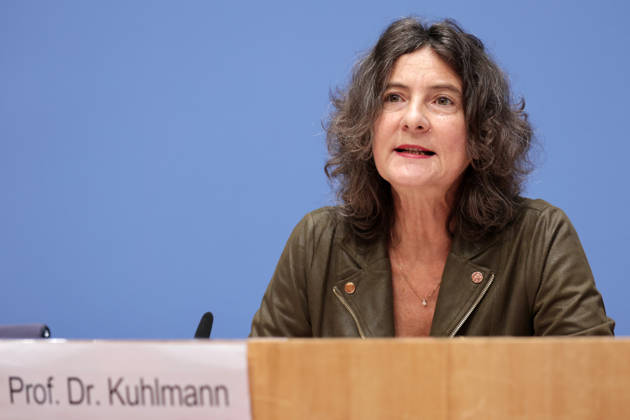 Prof. Dr. Sabine Kuhlmann, Vice Chair of the NKR, press conference on the National Regulatory Review Board’s annual report on reducing bureaucracy, Berlin, October 8, 2026
