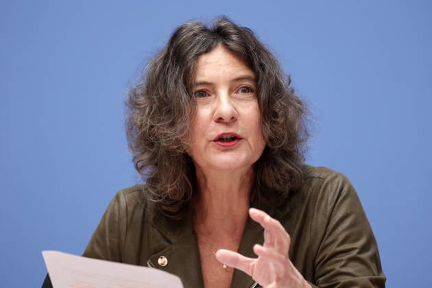 Prof. Dr. Sabine Kuhlmann, Vice Chair of the NKR, press conference on the National Regulatory Review Board’s annual report on reducing bureaucracy, Berlin, October 8, 2026