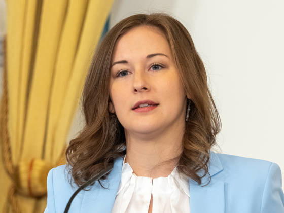 October 8, 2026: Presentation on Early Childhood Education—Claudia Plakolm (ÖVP), Federal Minister for Europe, Integration, and Family at the Federal Chancellery, on October 8, 2026, during the presentation of the 2025–26 Early Childhood Education Monitoring Report by Statistics Austria at the Federal Chancellery in Vienna, Vienna, Austria