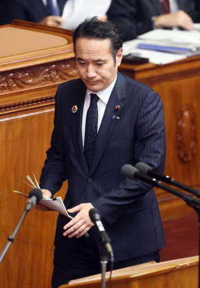 October 8, 2026, Tokyo, Japan - Japanese Agriculture Minister Kazuo Yana answers a question at Lower House s plenary session at the National Diet in Tokyo on Monday, October 8, 2026. (photo by Yoshio Tsunoda AFLO) aflo_354274218