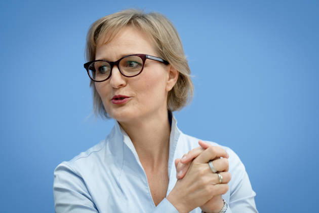 BPK, Alliance 90 The Greens, Franziska Brantner, Berlin, BPK, Presentation of the Main Resolution Our Plan for Germany, Franziska Brantner, Federal Chair, Alliance 90 The Greens, Berlin, Berlin, GER