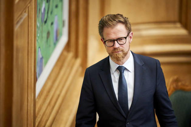 Opening Debate in the Danish Parliament: Benny Engelbrecht of the Social Democratic Party during the opening debate of the Folketing in the Folketing Hall at Christiansborg on Thursday, October 8, 2026. Photo by Thomas Traasdahl, Ritzau Scanpix, Copenhagen, Denmark  Copyright: RitzauxScanpix ThomasxTraasdahlx spdk20261008-112220-L