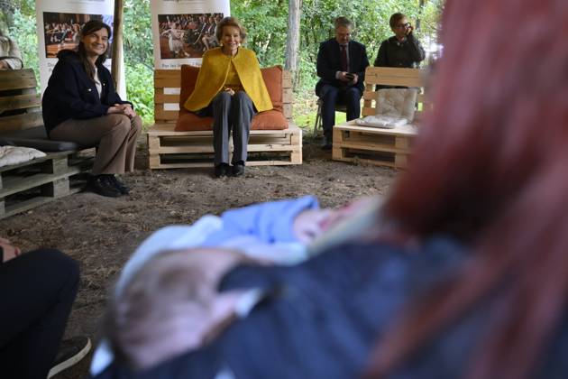Queen Mathilde Visits Winners Of the 2026 Queen Mathilde Prize GREZ-DOICEAU, BELGIUM - OCTOBER 08: Queen Mathilde of Belgium pictured visiting two organizations that won the 2026 Queen Mathilde Prize : Vzw Alba, on October 08, 2026 in Grez-Doiceau, Belgium, 08 10 2026 Grez-Doiceau Belgium  Copyright: xPhilipxReynaersx