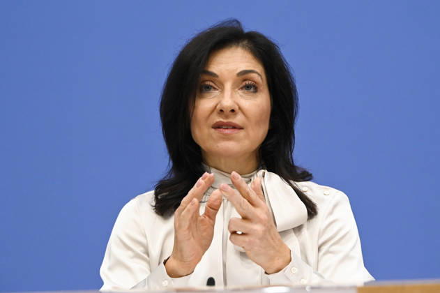 ABB BPK Federal Minister of Economic Affairs and Energy Katherina Reiche Presentation of the Federal Government s Fall 2026 Economic Forecast at the BPK Federal Press Conference in Berlin on October 8, 2026, Berlin, Germany