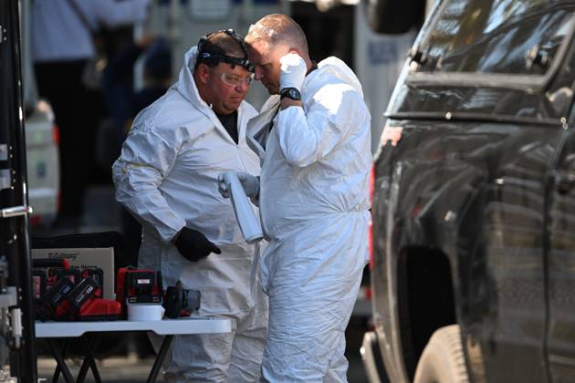 October 7, 2026, Philadelphia, Pennsylvania, USA: FBI agents seize evidence from the home of Eugene Horsch on West Chew Avenue in Philadelphia, Pennsylvania, United States, on October 7, 2026. Several evidence boxes and bags are visible, including one labeled drain trap and liquid contents. Authorities are investigating the property after linking it to at least seven missing women. Eugene Horsch is the son of the late Raymond R.C. Horsch. Philadelphia USA - ZUMAs197 20261007_aaa_s197_646 Copyright: xKylexMazzax